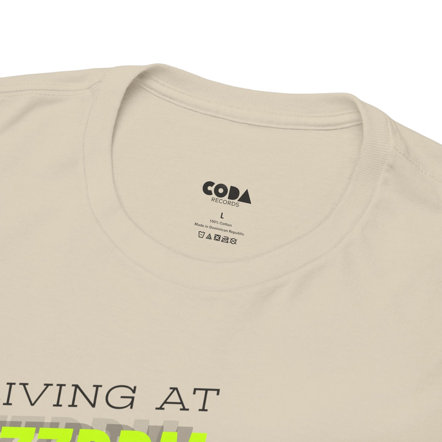 'Living at 33rpm' Flouro Men's T-Shirt