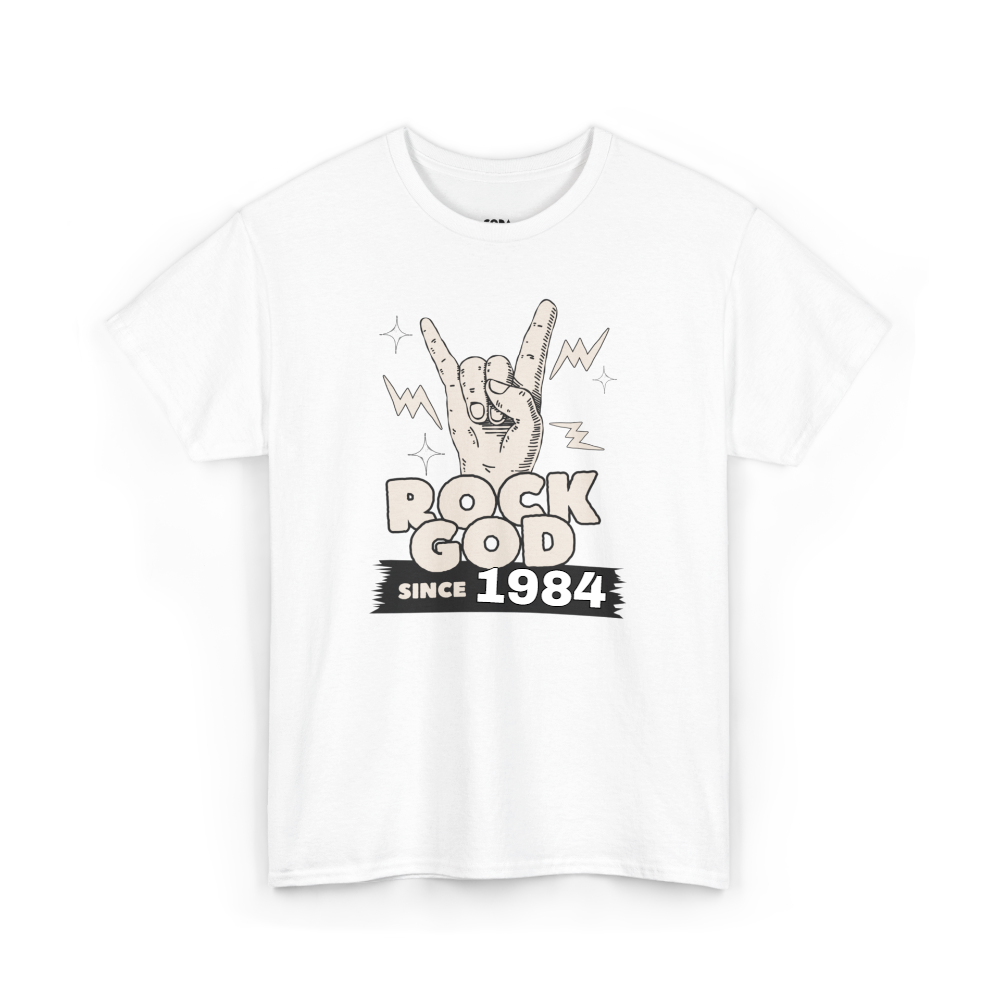 Custom 'Rock God Since' T-Shirt – Add Your Own Year