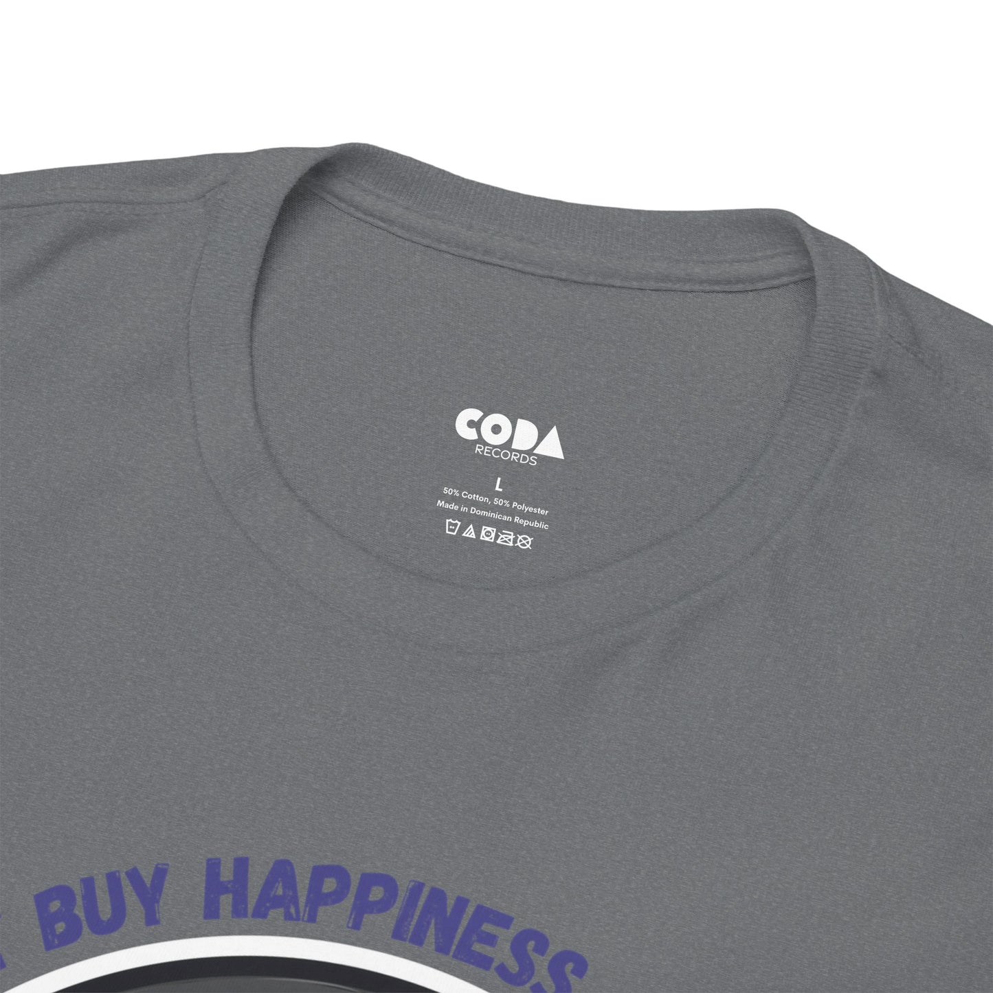 'Money Can't Buy Happiness, But It Can Buy Vinyl' Men's T-Shirt