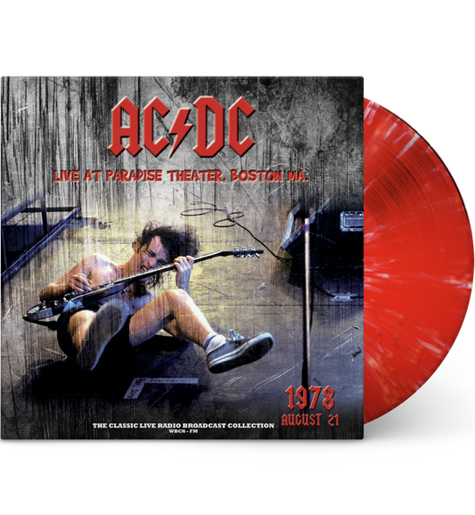 AC/DC – Live at the Paradise Theater, Boston, 1978 (Limited Edition 12-Inch Album on 180g Red/White Splatter Vinyl)