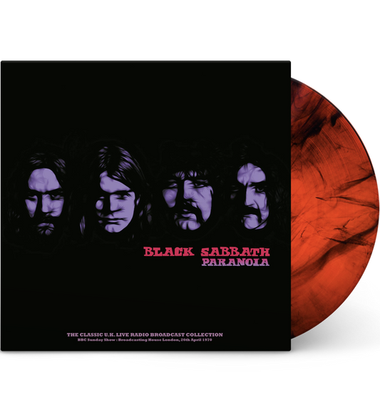 Black Sabbath – Paranoia, BBC Sunday Show, London, 26 April 1970 (Limited Edition 12-Inch Album on 180g Red Marble Vinyl)