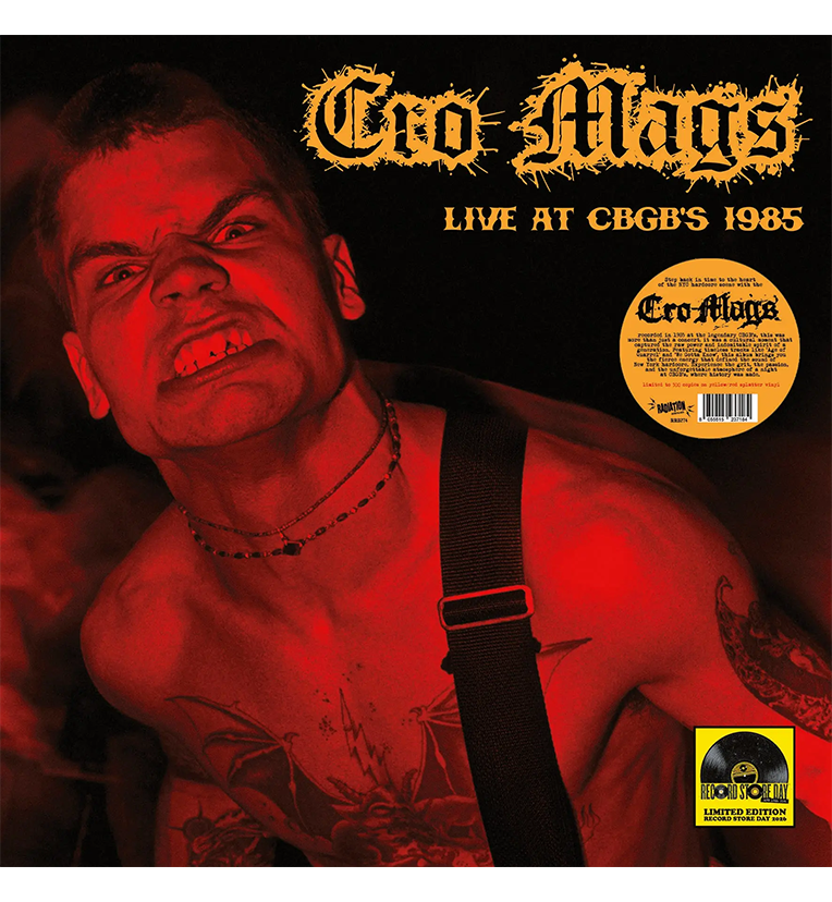 Cro-Mags – Live at CBGB’s 1985 (RSD 2026 Limited Edition 12-Inch Album on Splatter Vinyl)