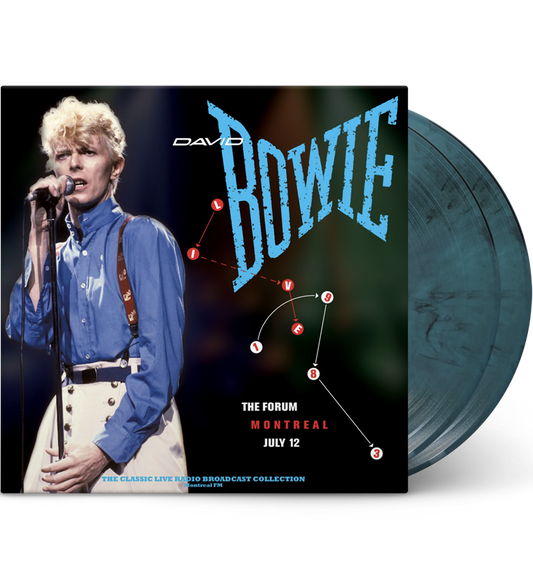 David Bowie – Live at the Forum Montreal 1983 (Limited Edition Double-LP on 180g Turquoise Marble Vinyl)