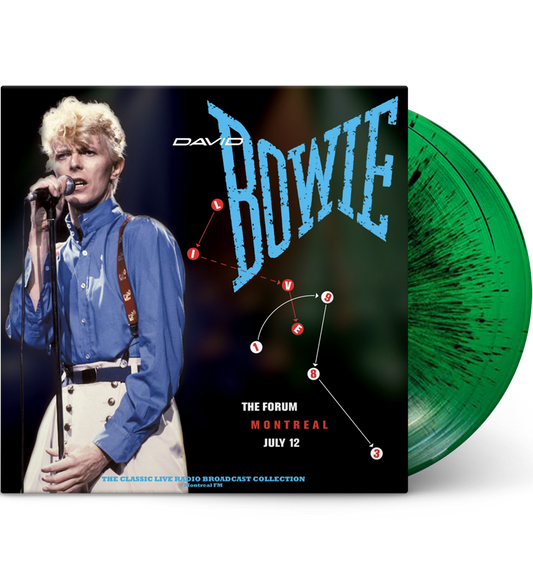 David Bowie – Live at the Forum Montreal 1983 (Limited Edition Double-LP on 180g Green/Black Splatter Vinyl)