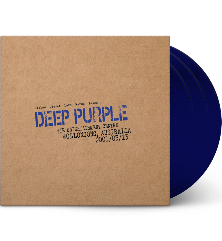 Deep Purple – Live in Wollongong, Australia, 2001 (Limited Edition Triple-LP on 180g Transparent Blue Vinyl)