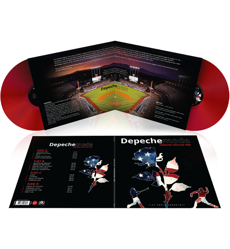 Depeche Mode Dodgers Stadium, LA, 1990 (Double-LP on Red Vinyl) Depeche Mode Dodgers Stadium, LA, 1990 (Double-LP on Red Vinyl)