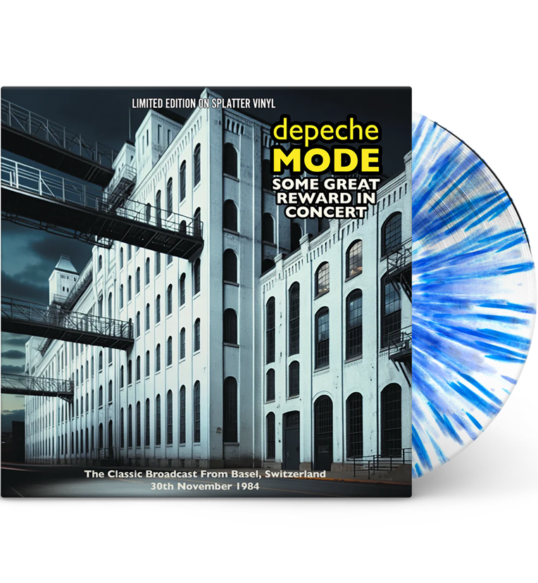 Depeche Mode – Some Great Reward In Concert: Basel, 1984 (12-Inch Album on White/Blue Splatter Vinyl)