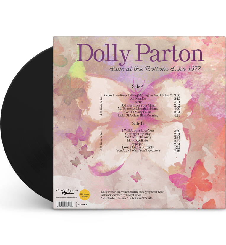 Dolly Parton – Live at the Bottom Line 1977 (12-Inch Album on 180g Vinyl)