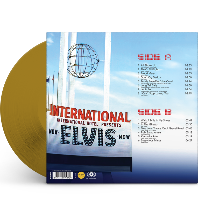 Elvis Presley – Live in Las Vegas, 1970 (Limited Edition 12-Inch Album on 180g Gold Vinyl)
