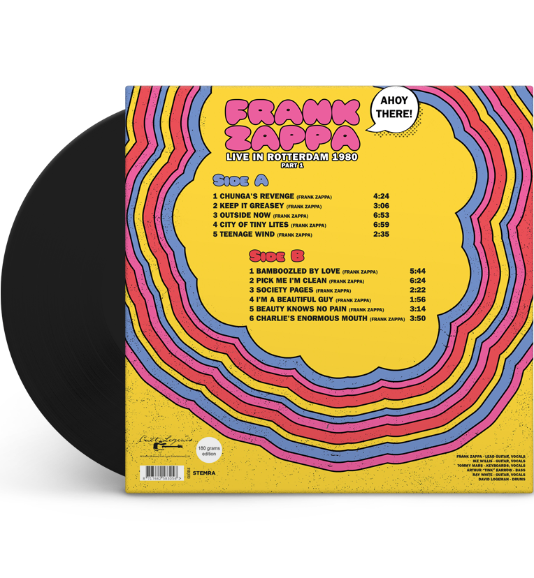 Frank Zappa – Live in Rotterdam, 1980 (2-LP Vinyl Bundle)