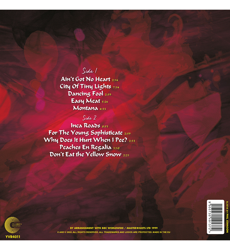 Frank Zappa – The Young Sophisticate (Special Edition 12-Inch Album on Yellow Vinyl)
