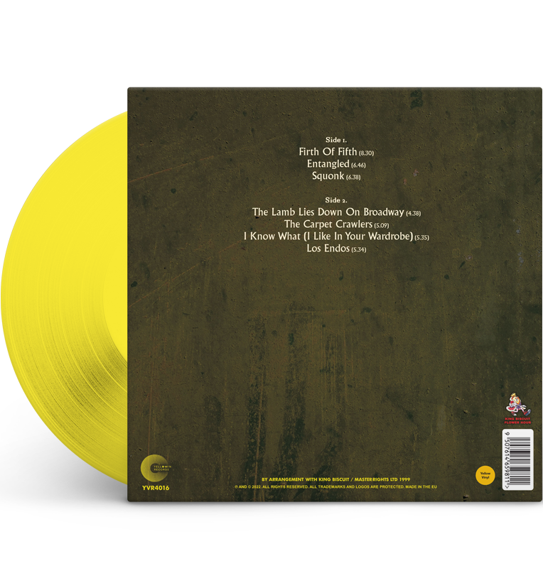 Genesis – For Rhyme and Reason (Special Edition 12-Inch Album on Yellow Vinyl)