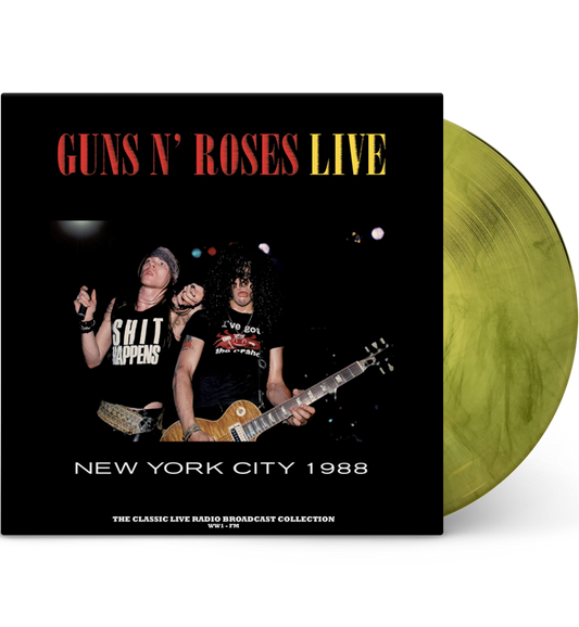 Guns N’ Roses – Live in New York City 1988 (Limited Edition 12-Inch Album on 180g Yellow Marble Vinyl)