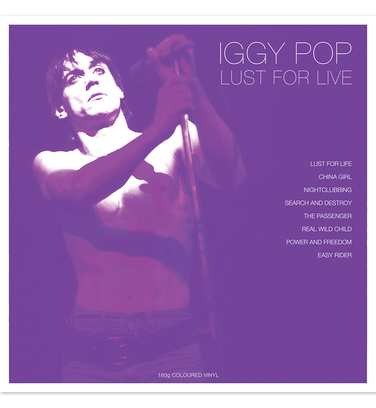 Iggy Pop – Lust for Live (12-Inch Album on 180g White Vinyl)