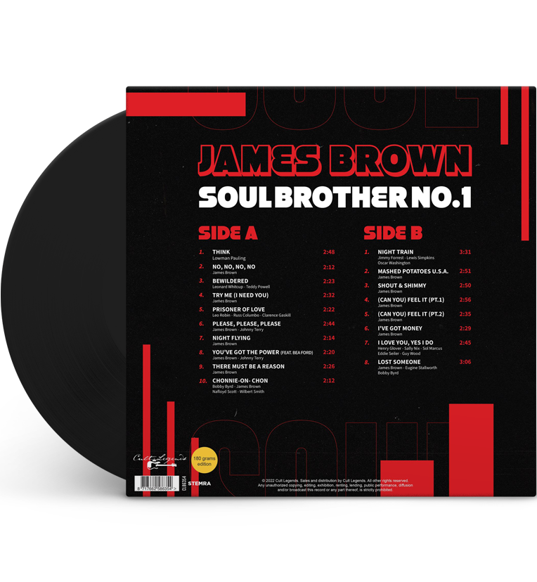 James Brown – Soul Brother No. 1 (12-Inch Album on 180g Vinyl)