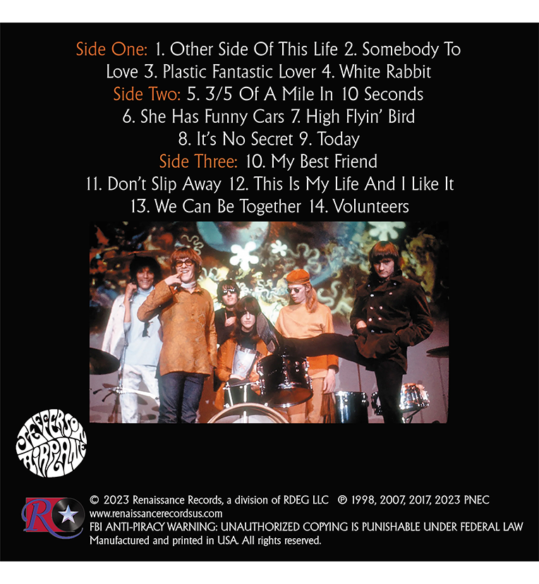 Jefferson Airplane – Alive in America 1967–1969 (Limited Edition Double-LP on 180g Blue Marble Vinyl)