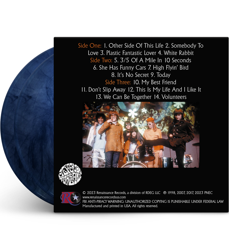 Jefferson Airplane – Alive in America 1967–1969 (Limited Edition Double-LP on 180g Blue Marble Vinyl)