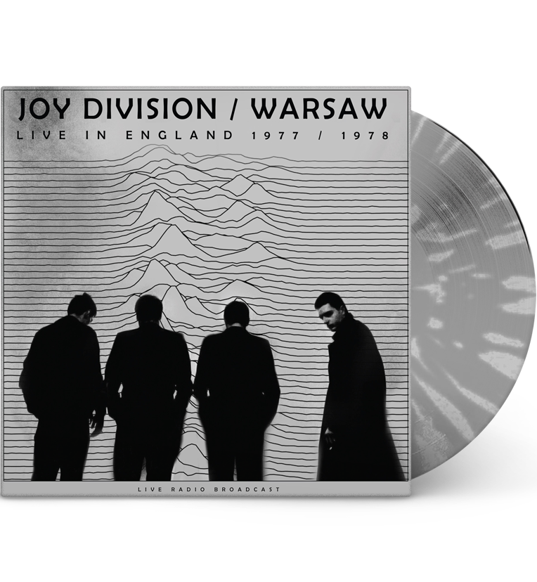 Joy Division – Live in England 1977/1978 (12-Inch Album on Transparent Black/Grey Splatter Vinyl)