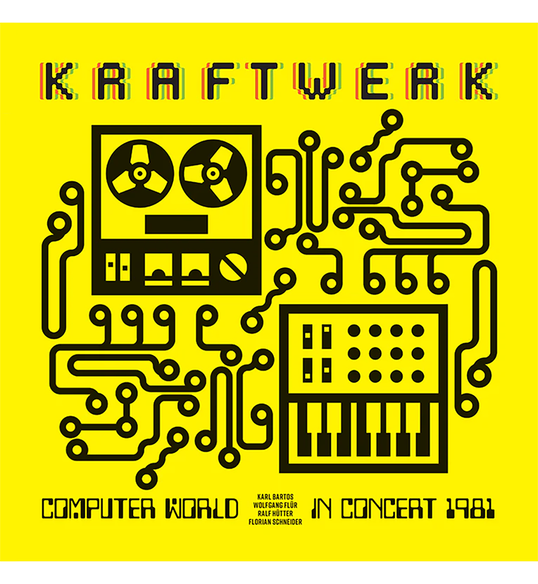 Kraftwerk – Computer World in Concert 1981 (Limited Edition 12-Inch Album on Yellow/Black Splatter Vinyl)