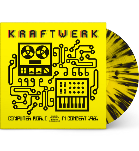 Kraftwerk – Computer World in Concert 1981 (Limited Edition 12-Inch Album on Yellow/Black Splatter Vinyl)
