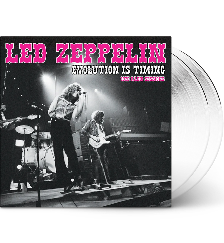 Led Zeppelin – Evolution Is Timing: 1975 (Ltd Ed 2-LP on White Vinyl)
