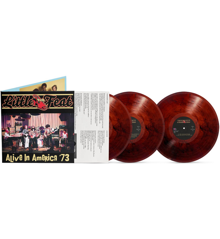 Little Feat – Alive in America ’73 (Triple-LP on 180g Red Marble Vinyl)