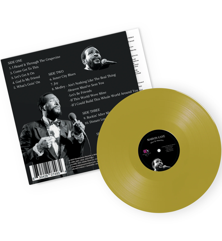 Marvin Gaye – Alive in America (Double-LP on 180g Gold Vinyl)
