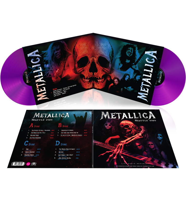 Metallica – Seattle 1989 (Limited Edition Double-LP on 180g Magenta Vinyl)