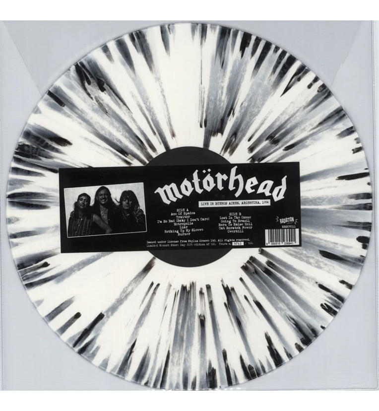 Motörhead – Live in Buenos Aires, Argentina, 1994 (RSD 2025 Limited Edition 12-Inch Album on Splatter Vinyl)