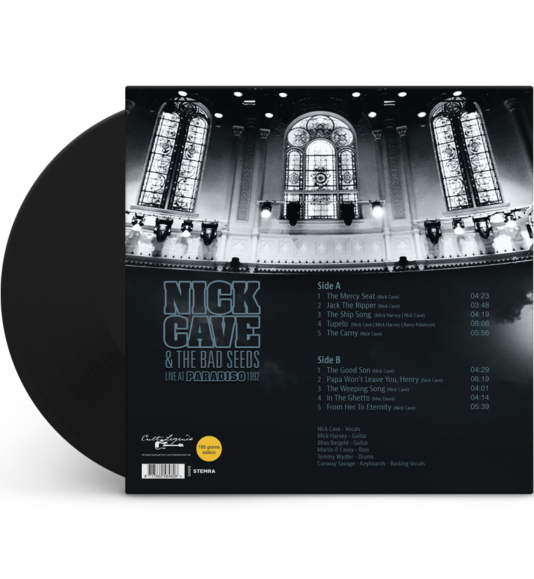 Nick Cave and the Bad Seeds – Live at Paradiso, 1992 (12-Inch Album on 180g Vinyl)