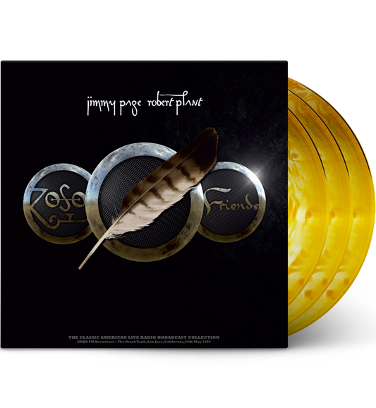 Jimmy Page & Robert Plant – ZOSO Friends (Limited Edition Triple-LP on 180g Yellow Cloudy Vinyl)