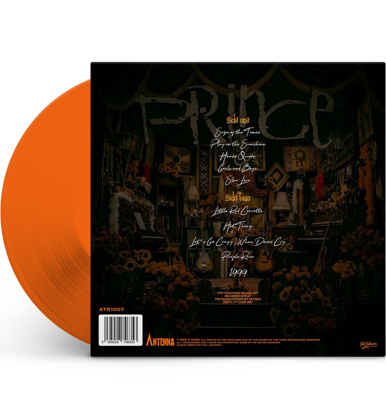 Prince – Prime Times: Live in Paris, 1987 (Limited Edition 12-Inch Album on Orange Vinyl)