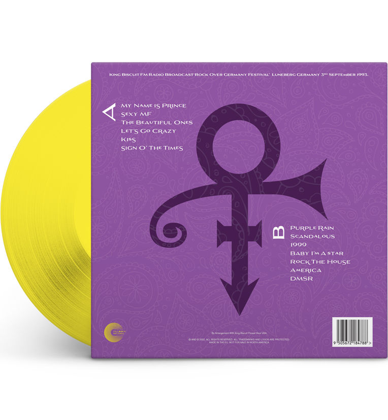 Prince – Rock Over Germany Festival 1993 (Special Edition 12-Inch Album on Yellow Vinyl)
