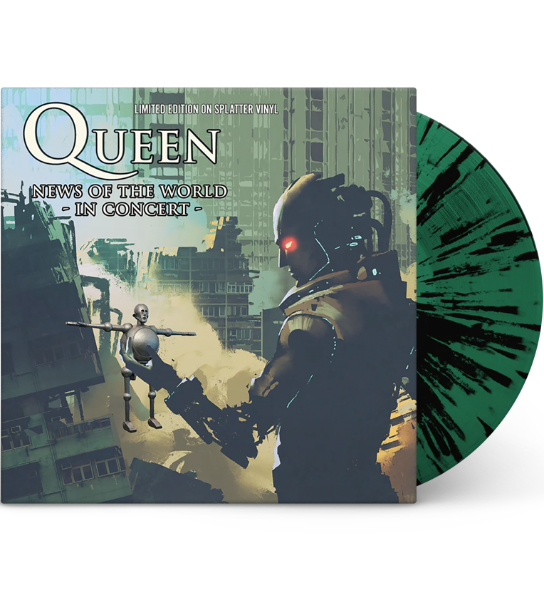 Queen News of the World サイン入り Brian May & Roger Taylor signed Queen News of The World 12
