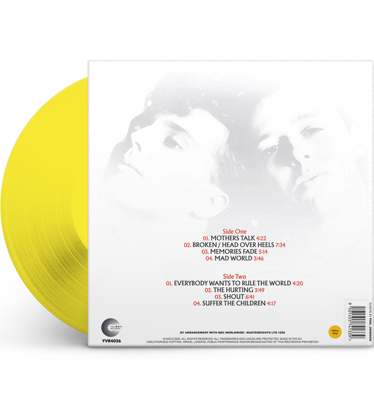 Tears for Fears – Familiar Faces: Live in London, 1985 (Special Edition 12-Inch Album on Yellow Vinyl)