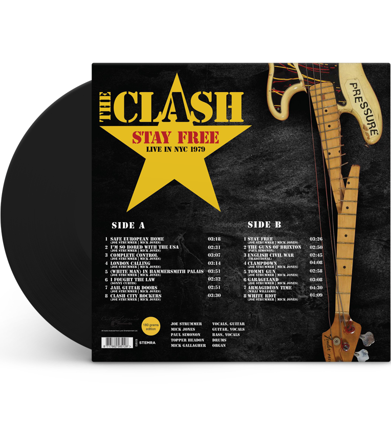 The Clash – Stay Free: Live in NYC, 1979 (12-Inch Album on 180g Vinyl)