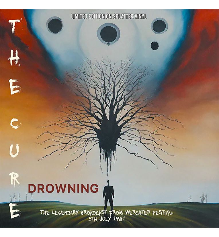 The Cure – Drowning: Live at the Rock Werchter Festival, Belgium, 1981 (12-Inch Album on Splatter Vinyl)