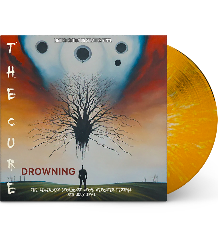 The Cure – Drowning: Live at the Rock Werchter Festival, Belgium, 1981 (12-Inch Album on Splatter Vinyl)