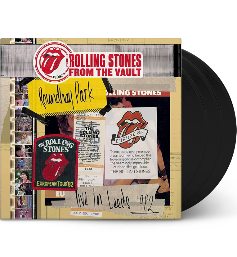 The Rolling Stones – Live in Leeds, 1982 (Triple-LP on 180g Vinyl with DVD)