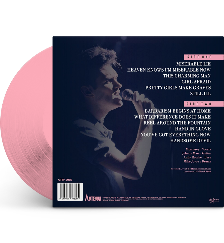 The Smiths – Reel Around the Palais: Live in London, 1984 (Limited Edition 12-Inch Album on Pink Vinyl)