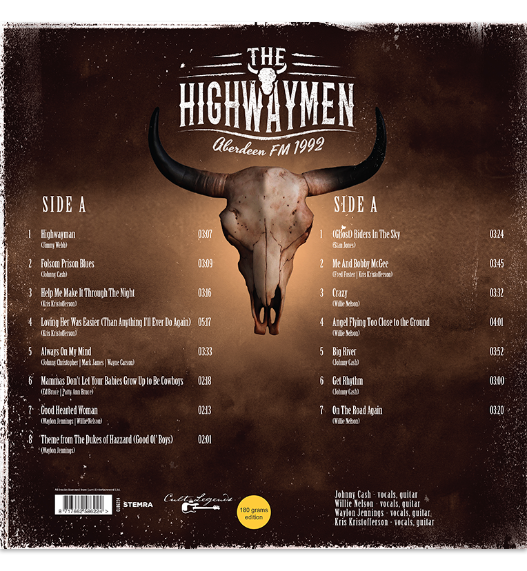 The Highwaymen – Aberdeen FM 1992 (12-Inch Album on 180g Vinyl)