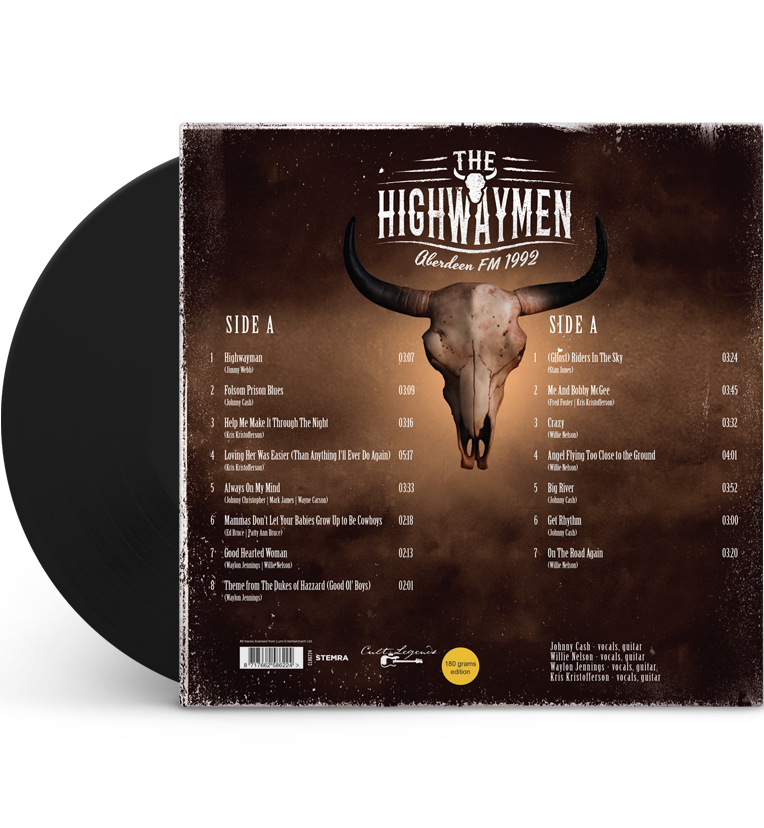 The Highwaymen – Aberdeen FM 1992 (12-Inch Album on 180g Vinyl)