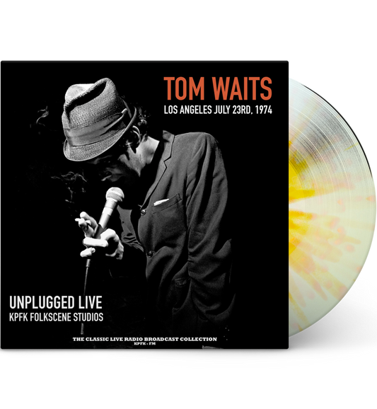 Tom Waits – Unplugged: Live at Folkscene Studios, 1974 (Limited Edition 12-Inch Album on 180g White/Orange Splatter Vinyl)