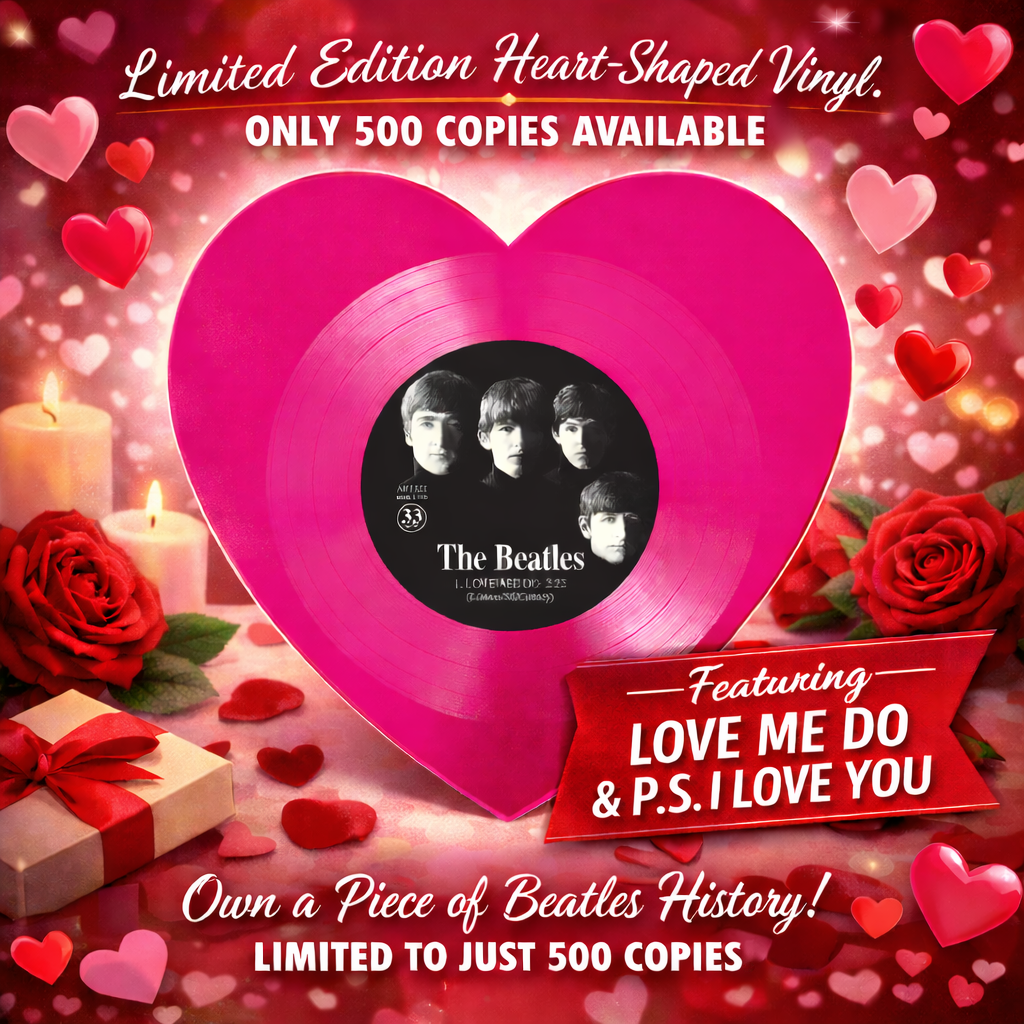 The Beatles – Love Me Do (Heart-Shaped Pink Vinyl)