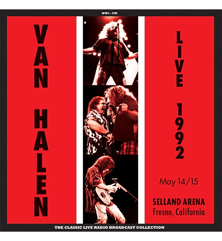 Van Halen – Live 1992: Selland Arena, Fresno, California (Limited Edition Double-LP on 180g Red/White Splatter Vinyl)