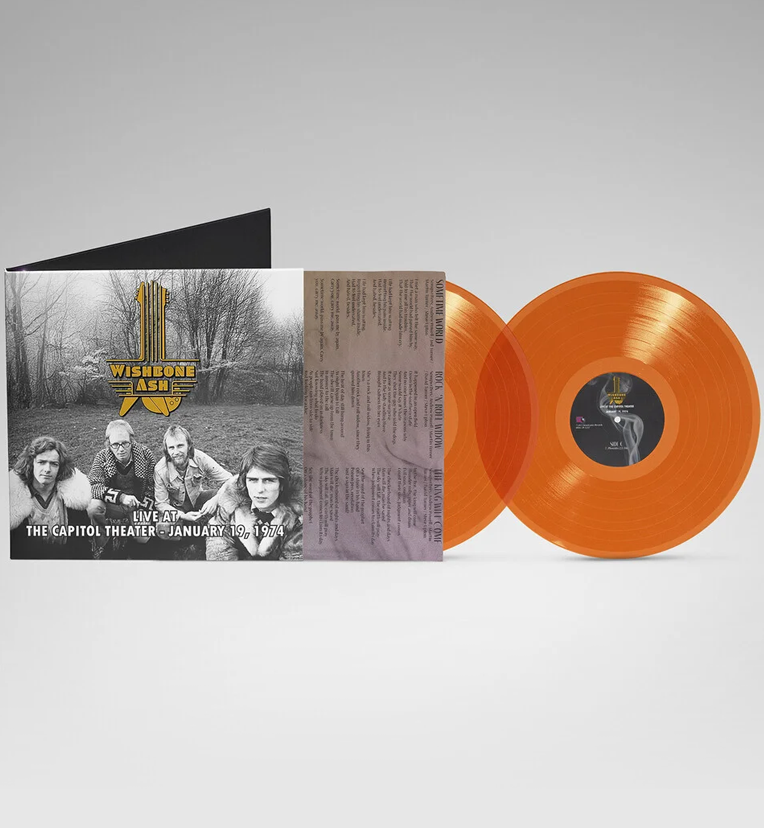 Wishbone Ash – Live at the Capitol Theatre, 19 January 1974 (Double-LP on 180g Transparent Orange Vinyl)