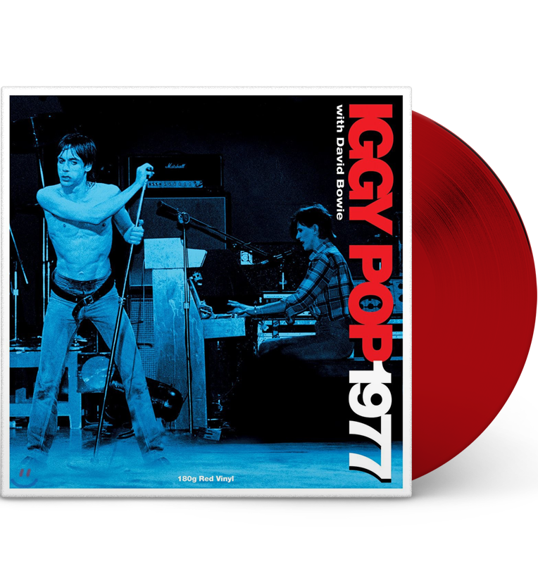 Iggy Pop with David Bowie – 1977 (12-Inch Album on on 180g Red Vinyl)