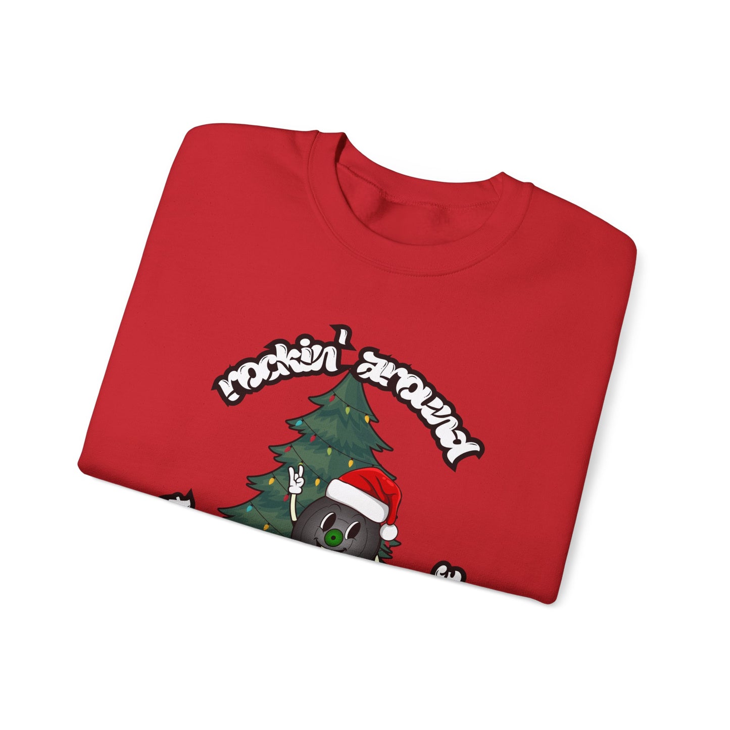 "Rockin' Around The Christmas Tree" Vinyl Record Sweatshirt