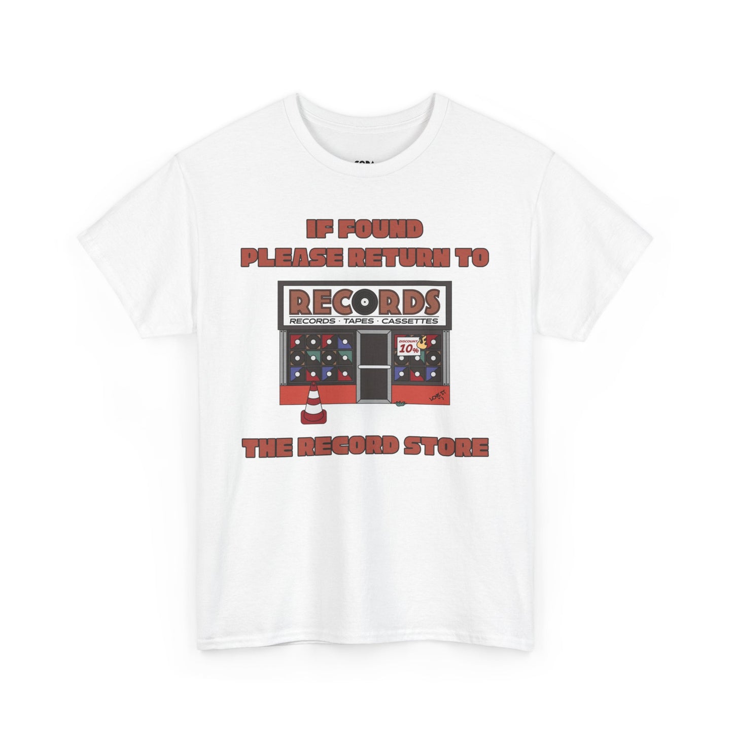 'If Found, Please Return to the Record Store' Men's T-Shirt