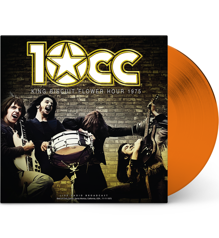 10cc – King Biscuit Flower Hour 1975 (Limited Edition 12-Inch Album on 180g Transparent Orange Vinyl)